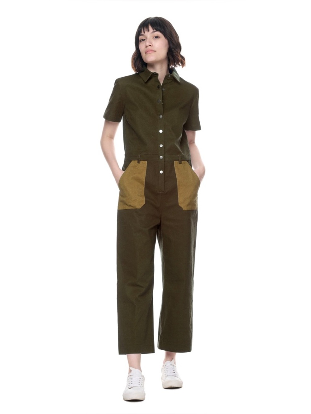 The Kit l Heidi Jumpsuit l Speckled Garden Earth